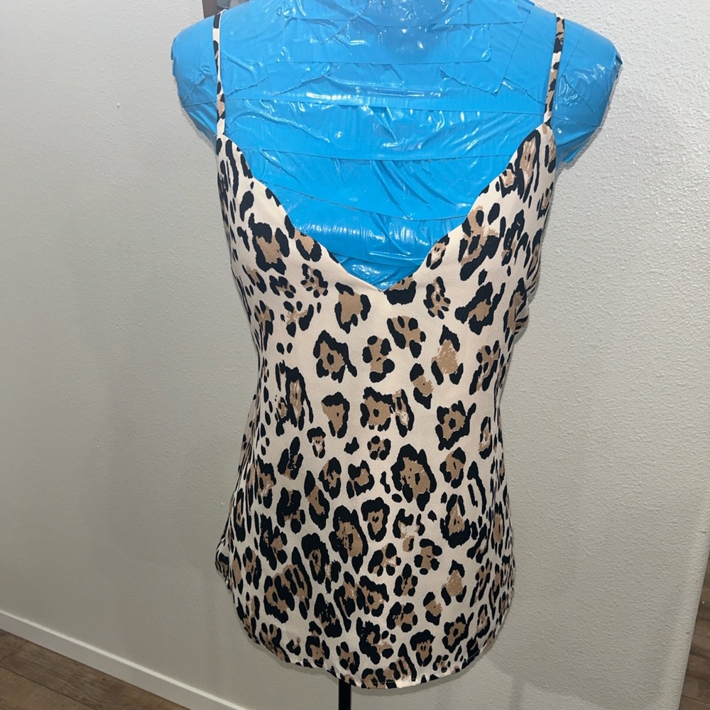 Leopard Print Cami Top